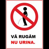Placuta va rugam nu urina